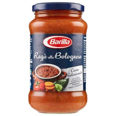 Sugo Ragu Ankle Bolognese Barilla Sauces Pot Gr Tomato Paste Nude