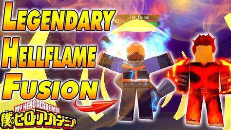 Lengendary Quirk Hellflame Fusion Heroes Online Youtube
