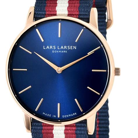 楽天市場LARS LARSEN ラースラーセン LLARSEN エルラーセン 電池式クォーツ 腕時計 WH147RD NNR20