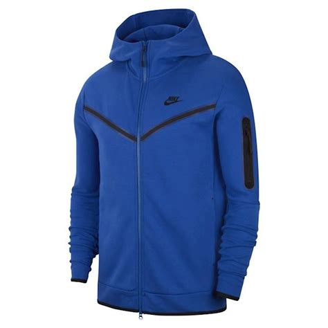 Nike Sportswear Tech Fleece Mens Full Zip Hoodie Blue Cu4489 480