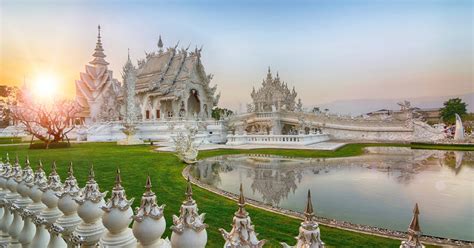 Wat Rong Khun White Temple Full Hd Wallpaper And Background Image