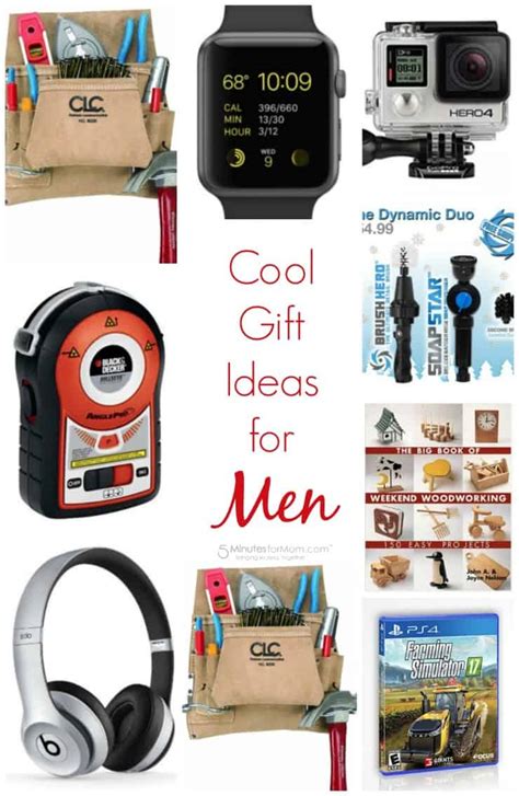 Gift Guide for Men - Cool gift ideas for men - 5 Minutes for Mom