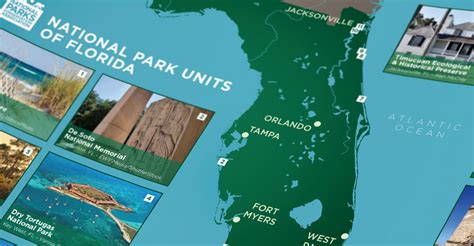 Florida National Parks Map Illustrations Keir Dubois