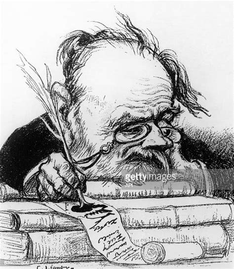 Caricature De Lécrivain Français Emile Zola Réalisée Par Charles