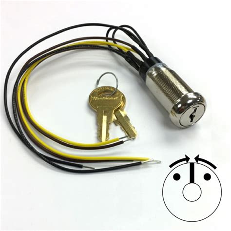 Double Momentary Key Switch Lock With Two Keys