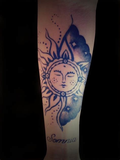 Tattoo Moon Sun And Stars Zon Maan En Sterren Lillybee Ink Tattoos