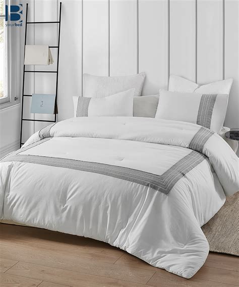 this review was collected as part of a promotion. i received truly soft everyday hotel border white and blush 7 piece full/queen comforter set to try from tryit. White Super Soft Cotton Oversized King Comforter with ...