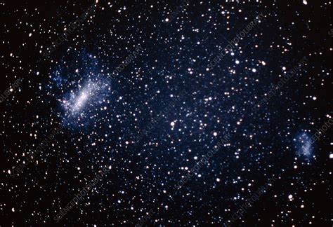 Large And Small Magellanic Cloud Stock Image R8400018 Science