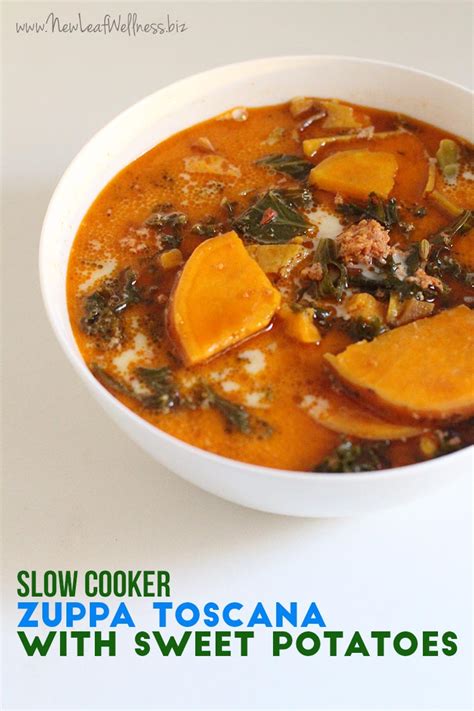 Stir in kale and let cook for another 30 minutes. Slow Cooker Zuppa Toscana with Sweet Potatoes | The Family ...