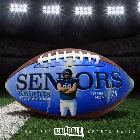 Make A Ball Custom Senior Night Football T