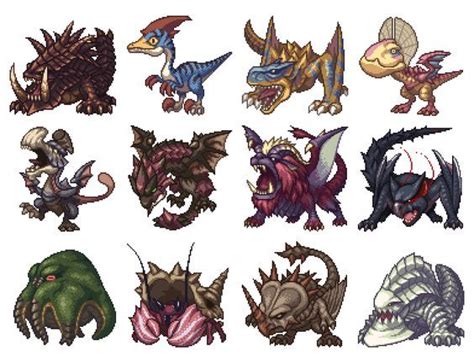Imagem Relacionada Monster Hunter Art Monster Hunter Pixel Art