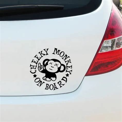 Baby On Board Rude Middle Finger Decal Sticker For Car Van Window