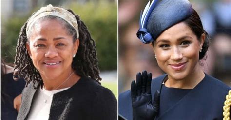 meghan markle is the spitting image of her mother doria ragland as she makes first public