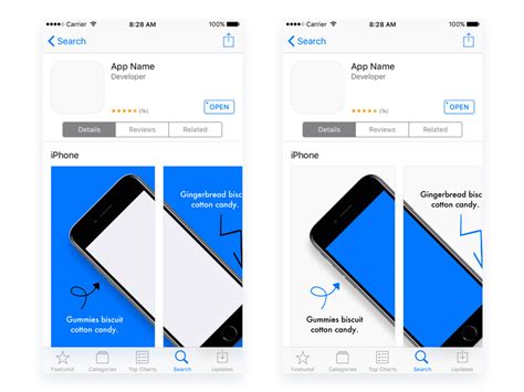 App Store Mockup Masa Design