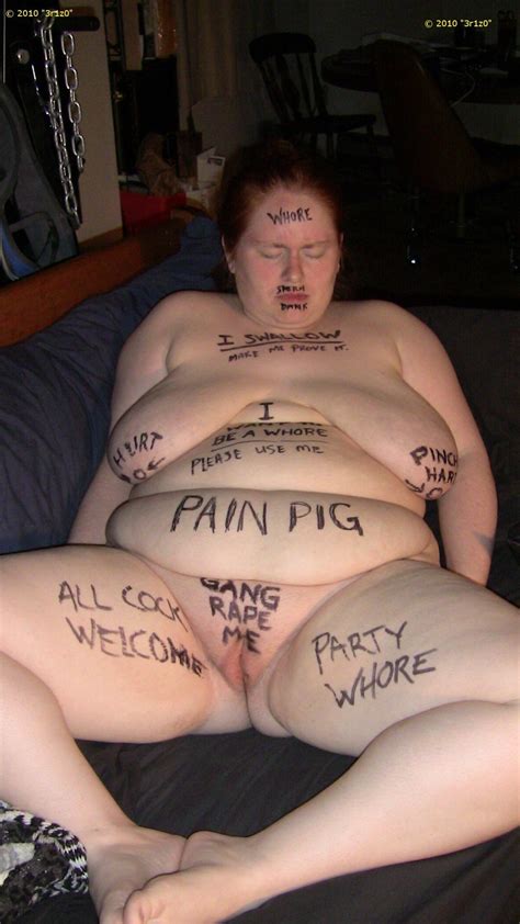 Bbw Slut Writing - Fat Slut Body Writing Humiliation Gallery 7128 My Hotz Pic | CLOUDY GIRL  PICS