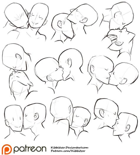 kissing pose for drawing ~ kisses💋 in 2021 istrisist