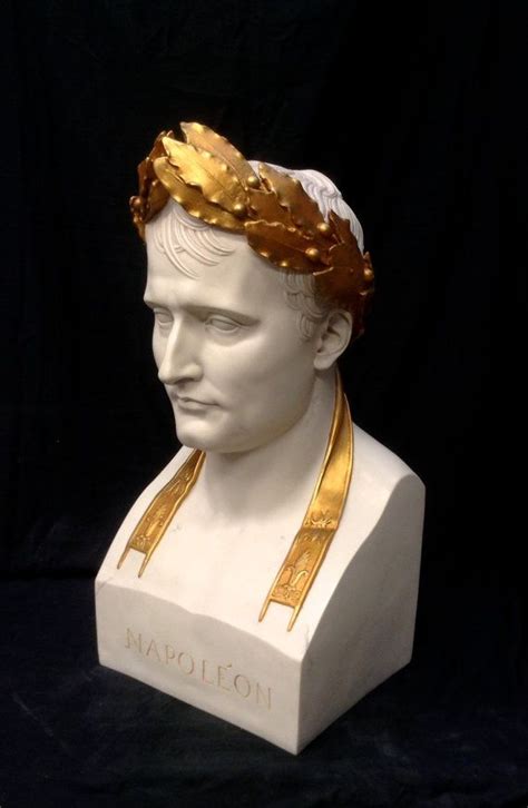 Napoleon As Caesar A Marble Bust After Canova C1804 With White