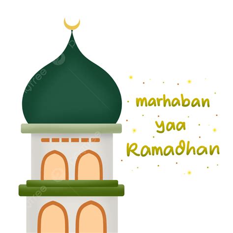Marhaban Yaa Ramadan Greeting Greeting Card Eid Al Fitr Mosque Png