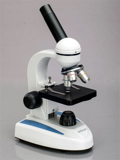 Amscope 40x 1000x Biology Microscope With 100 Specimen Slides
