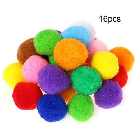 Sewing Pack Fluffy Mini Pompoms Balls High Density Pom Poms For Crafts Jewelry Making