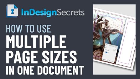 InDesign How To Use Multiple Page Sizes In A Document Video Tutorial