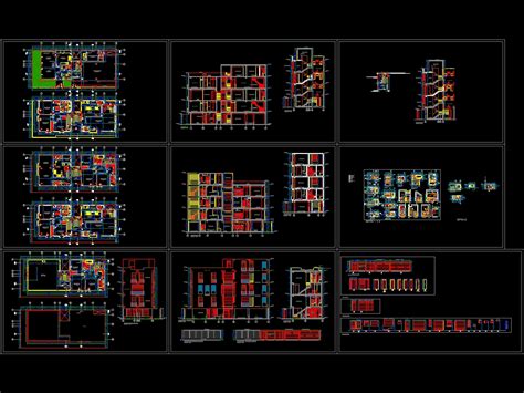 Vivienda Multifamiliar Duplex En Autocad Cad Mb Bibliocad My Xxx Hot Girl