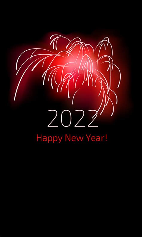 Happy New Year 2022! 004 - Kostenloses Handy Hintergrundbild