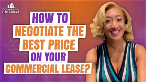 How To Negotiate Commercial Leases That Favor Tenants Commercial Lease Negotiation Tips Youtube
