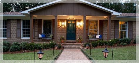 8 Pics Front Porch Designs For Brick Ranch Homes And View Alqu Blog