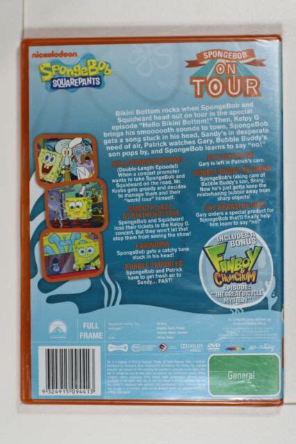 Spongebob Squarepants Spongebob On Tour Dvd 2012 For Sale Online