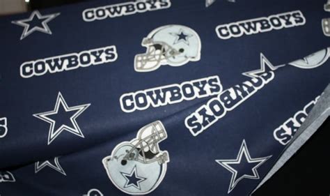 Dallas Cowboys Cotton Fabric Material Yard 12 14 Yard Etsy