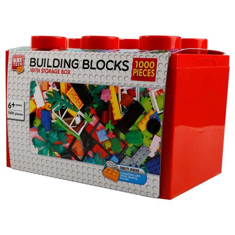 Block Tech 1000 Piece Building Set With Storage Box Walmart Canada