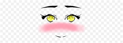 Yellow Eyed Beauty Blush Roblox Face Anime Roblox Cartoon Emojiblush
