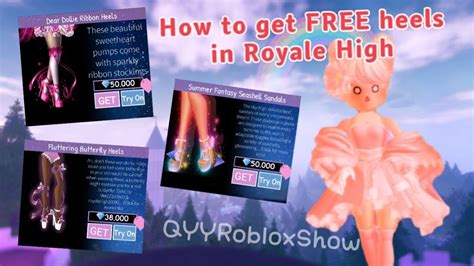 🤭 How To Get Free Heels In Royale High Easy Youtube