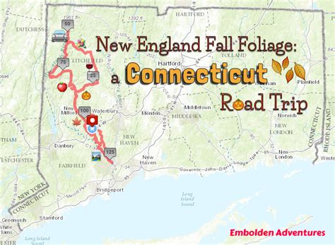 Ct Map Route 67 Washington Depot Fall Foilage New England Fall