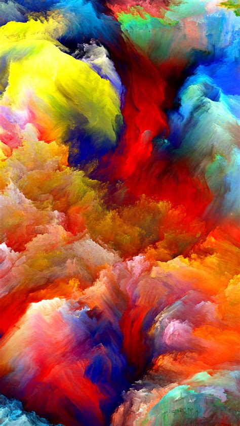 Color Explosion With Images Colorful Abstract Art Rainbow Art