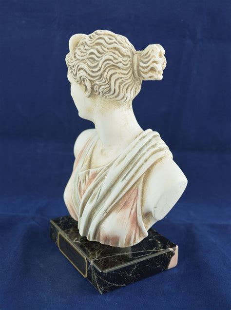 Artemis Sculpture Buste D Esse Grecque Antique De Lartefact Etsy