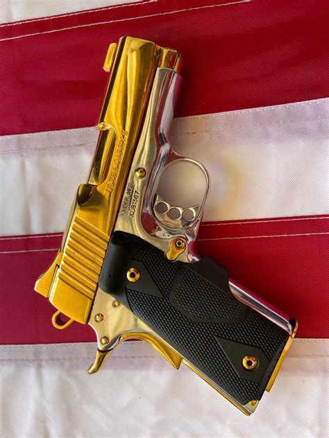 Customized Kimber 1911 American Golden Gun