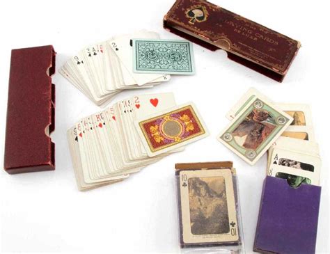 1920s Playing Cards New York Consolidated Card Co