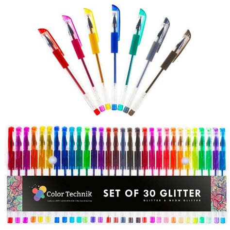 Glitter Gel Pens By Color Technik Just 1195 Down From 30 Gel