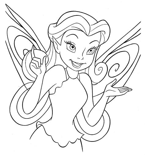 Disney Fairies Coloring Pages Colouring Coloring Kids - Coloring Kids