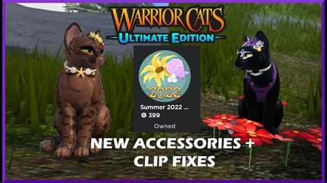 New Accessories Morph Clip Fixes Warrior Cats Ultimate Edition