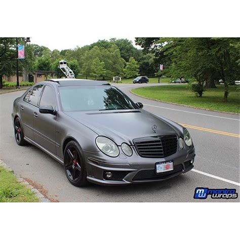 Mercedes Benz Wrapped In 1080 Satin Dark Gray Vinyl 1 Vinyl Wrap