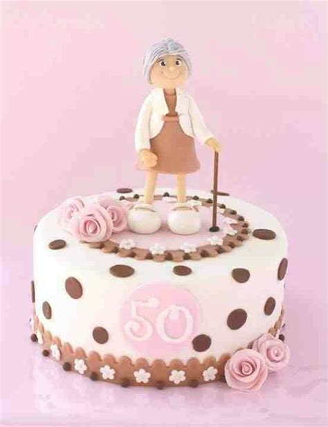 Old Woman Birthday Cake