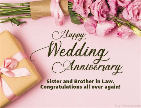 Wedding Anniversary Wishes For Sister Wishesmsg St Anniversary Quotes Th Wedding