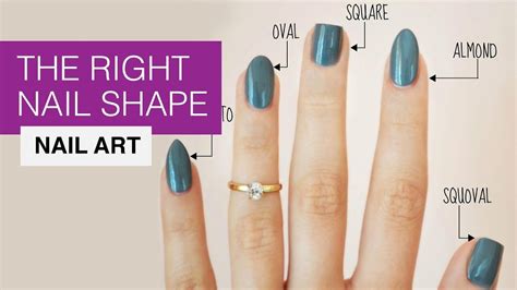 How To Choose The Right Nail Shape For Your Fingers Nail Shapes