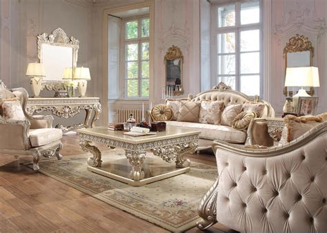 Homey Design Hd 661 Adaline Formal Living Room Set Dallas Designer
