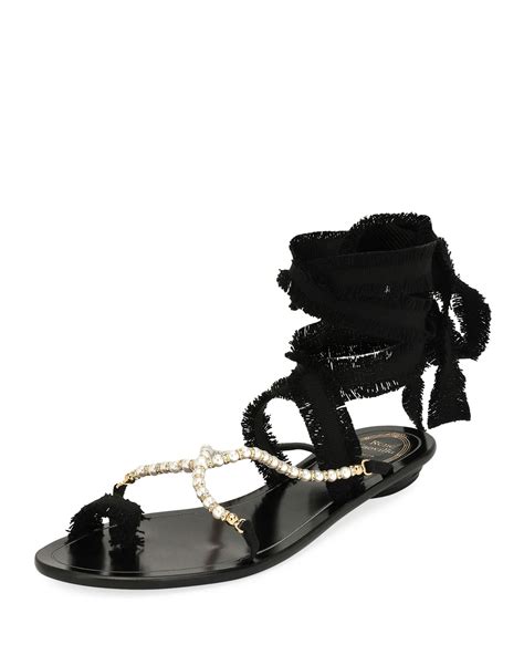 Gwyneth Paltrow Black Ankle Wrap Sandals Popsugar Fashion