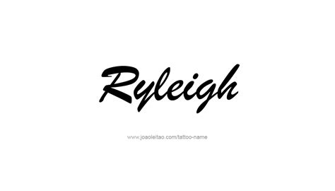Ryleigh Name Tattoo Designs | Name tattoo designs, Names, Tattoo designs
