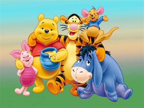 In which we are introduced to pooh bear and some friends in his enchanted neighborhood of christopher's childhood days. Winnie The Pooh Characters Image Desktop Hd Wallpaper For ...